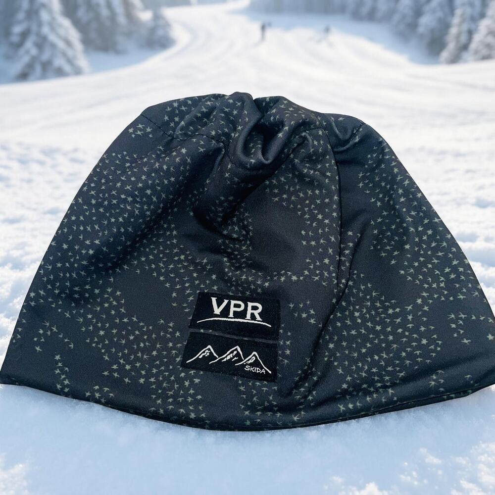 Skida VPR Hat Vermont Public Radio Beanie Ski the Bogburn Nordic VT Gray Lined